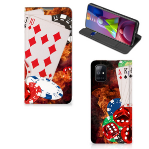 Samsung Galaxy M51 Hippe Standcase Casino