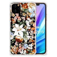 Case voor Apple iPhone 11 Pro Max Dark Flowers