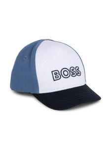 BOSS Kidswear casquette en coton à logo brodé - Blanc