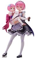 Re:Zero Starting Life In Another World PVC Statue 1/7 Ram & Childhood Ram 23 Cm