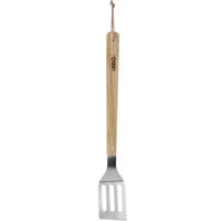 RVS BBQ/barbecue spatel met houten handvat 46 cm