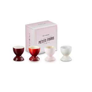 LE CREUSET - Petit Fours - Eierdopjes - 4-dlg