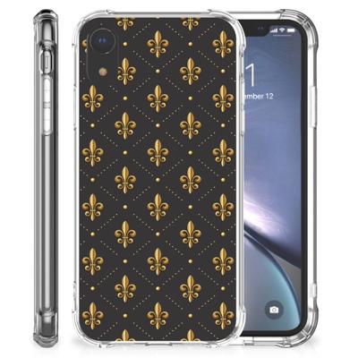 Apple iPhone Xr Doorzichtige Silicone Hoesje Franse Lelie Apple iPhone Xr Doorzichtige Silicone Hoesje Franse Lelie