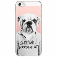 iPhone 5/5S/SE transparant hoesje - Bulldog