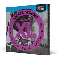 D'Addario EXL156 24-84 Fender Nickel Wound Bass VI Elektrische Gitaar/Nikkel Wound Bas Snaren