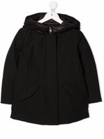 Woolrich Kids manteau à capuche - Noir