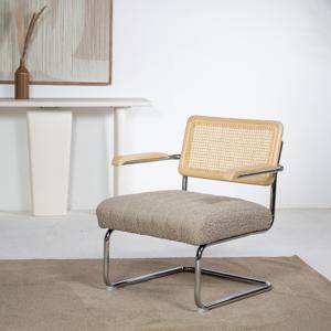 Fauteuil Jorian Taupe - Giga Meubel