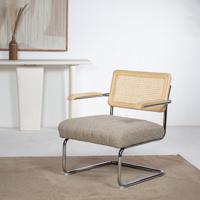 Fauteuil Jorian Taupe - Giga Meubel - thumbnail