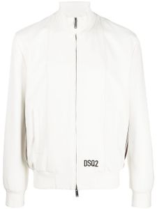 DSQUARED2 veste zippée à bandes contrastantes - Tons neutres