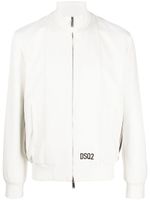 DSQUARED2 veste zippée à bandes contrastantes - Tons neutres