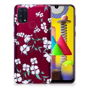 Samsung Galaxy M31 Uniek TPU Case Blossom White