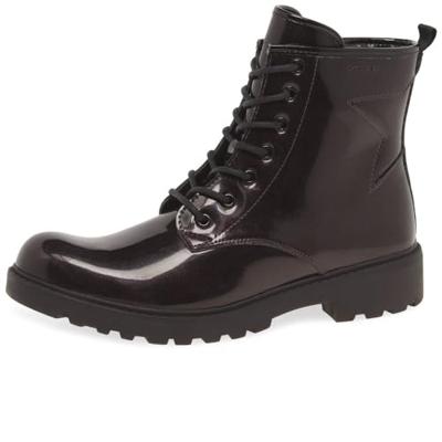 Geox J Casey Girl enkellaars voor meisjes, dark burgundy black, 29 EU