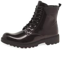 Geox J Casey Girl enkellaars voor meisjes, dark burgundy black, 28 EU