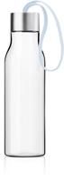 Eva Solo Trinkflasche Soft Blue, Flasche, Kunststoff, Edelstahl, Silikon, Polyester, Hellblau, 500 ml, 503039