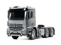 TAMIYA 56359 Mercedes-Benz 1:14 Arocs 3363 H.Gun metaal voorgeschilderd, RC truck, op afstand bestuurbare truck, modelbouw, kit, wit