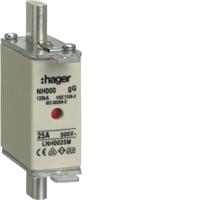 Hager Weber.fuses smeltpatroon (mes), DIN-grootte NH000, nom. (meet-)stroom