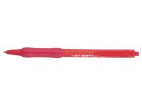 Balpen Bic Soft Feel Clic Grip rood medium - thumbnail