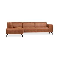 Haluta Hoekbank Utrecht - 275 x 210 x 77 cm - Cognac - Links