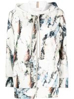 Saiid Kobeisy hoodie imprimé à sequins - Multicolore