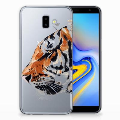 Hoesje maken Samsung Galaxy J6 Plus (2018) Watercolor Tiger Hoesje maken Samsung Galaxy J6 Plus (2018) Watercolor Tiger