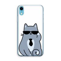 Cool cat: iPhone XR Transparant Hoesje - thumbnail