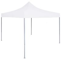 Partytent inklapbaar 3x3 m staal wit - thumbnail