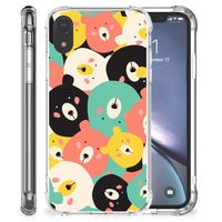 Apple iPhone Xr Stevig Bumper Hoesje Bears - thumbnail