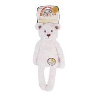 MyDog Luxe pluche beer speelgoed voor honden, stuff-free comfort speelgoed, kalmerende hond speelgoed, 38cm