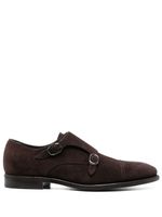 Henderson Baracco chaussures en daim à boucles - Marron