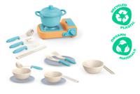 Kitchen toys Speelgoedfornuis met Keukenaccessoires Gerecycled - thumbnail