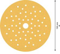 Bosch Accessoires Expert C470 schuurpapier voor excenterschuurmachines 150 mm, multigaten, K120 5-delig - 2608901106