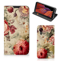 Smart Cover voor Samsung Galaxy Xcover 5 Bloemen