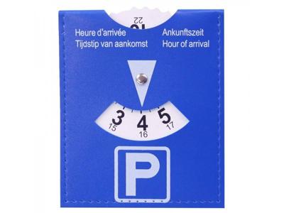 Pro+ Parkeerschijf - Blauw - 10 x 12 cm in Polybag