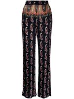 ETRO pantalon à motif en jacquard - Bleu