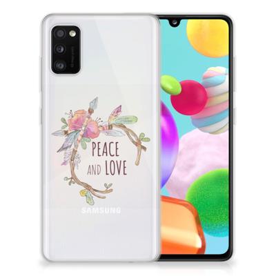 Samsung Galaxy A41 Telefoonhoesje met Naam Boho Text Samsung Galaxy A41 Telefoonhoesje met Naam Boho Text