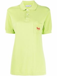 Céline Pre-Owned polo à logo brodé (années 1990) - Vert