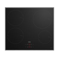 Beko HII64400MTX Zwart Ingebouwd 60 cm Inductiekookplaat zones 4 zone(s)