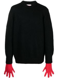 Charles Jeffrey Loverboy pull en maille gaufrée - Noir