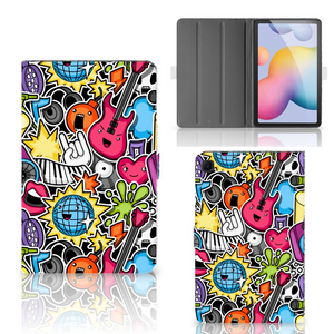 Samsung Galaxy Tab S6 Lite | S6 Lite (2022) Tablet Hoes met standaard Punk Rock