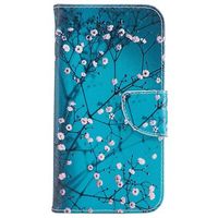 Samsung Galaxy J5 (2017) Wonder Series Wallet Case - Witte Bloemen - thumbnail