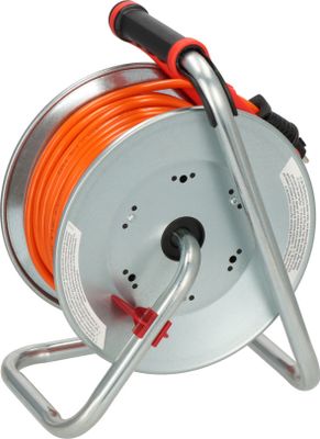 Brennenstuhl 1198740 Kabelhaspel 25 m Oranje Randaarde stekker
