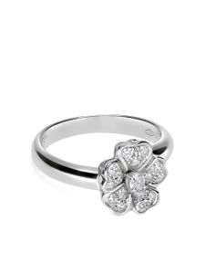 LEO PIZZO bague Flora en or blanc 18ct ornée de diamants - Argent