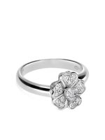 LEO PIZZO bague Flora en or blanc 18ct ornée de diamants - Argent - thumbnail