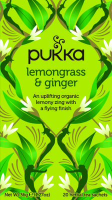 Pukka Biologische Citroengras & Gember Thee 20 Zakjes