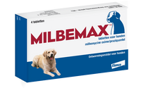 Milbemax ontworming hond vanaf 5 kilo, 4 tbl