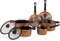 Keramische pannenset 10-delig | Inductie pannen