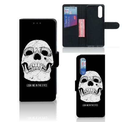 Telefoonhoesje met Naam Sony Xperia 5 Skull Eyes Telefoonhoesje met Naam Sony Xperia 5 Skull Eyes