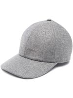 Brunello Cucinelli casquette à logo brodé - Gris