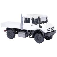 Busch 51081 H0 Vrachtwagen Mercedes Benz Unimog u 5023, wit - thumbnail