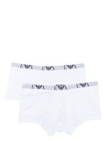 Emporio Armani boxer à taille à logo - Blanc - thumbnail